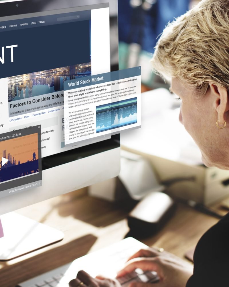 Media Journalism Global Daily News Content Concept